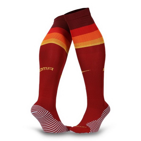 Calcetines As Roma Primera equipo 2020-21 Rojo